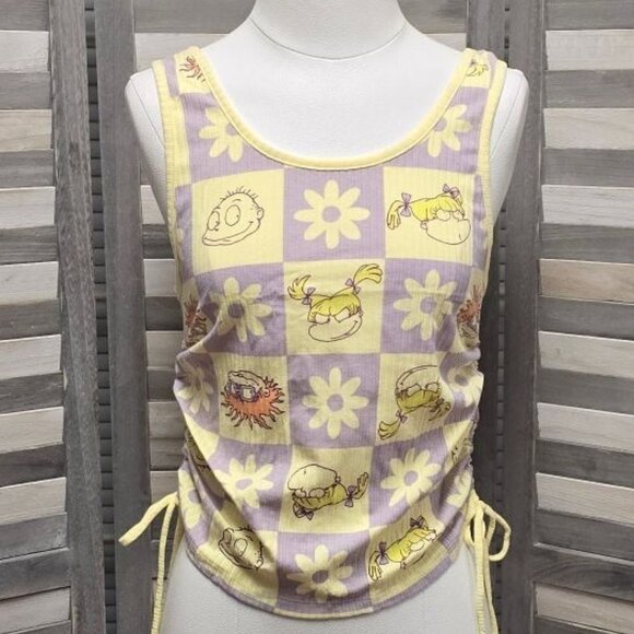 Women's Rugrats Cinched Cropped Graphic Tank Top | Nickelodeon | Large - Picture 1 of 10